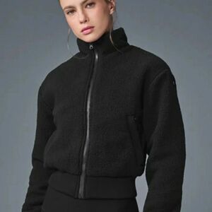 ALO Yoga Black Teddy Jacket
